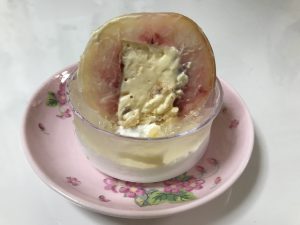 久留米市にあるケーキ屋さんで 桃のデザートを食べてみました アラフォー 子育て中の息抜きや お勧めな事